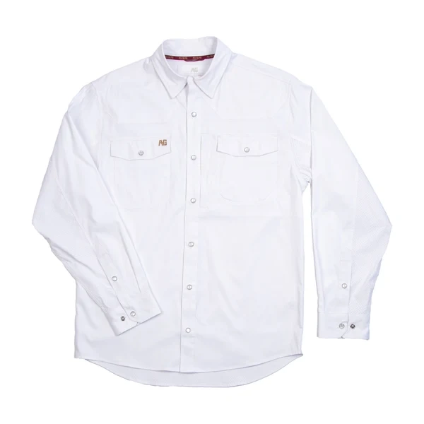 Lightweight Western Work Shirt – Stockyard LS – White