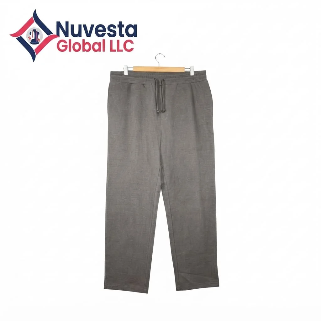Nuvesta Drawstring Straight Sweatpants – Grey