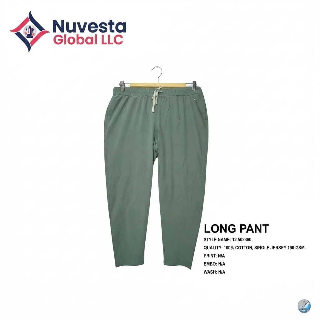 Nuvesta Single Jersey Lounge Pants – Sage