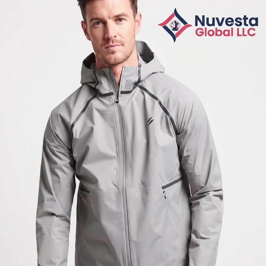 Nuvesta Waterproof Hooded Shell Jacket – Grey