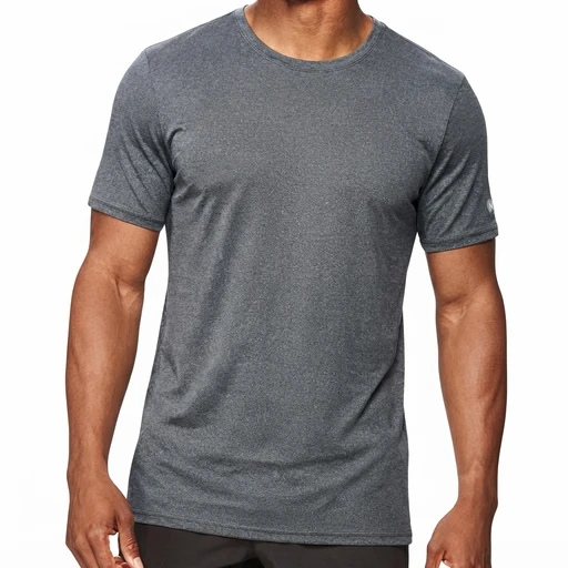 Men's Performance Crew Tee - Heather Grey