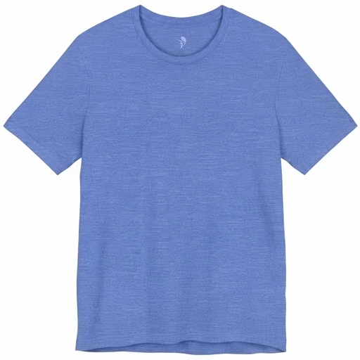 Men's Heather Crew Tee - Royal Blue