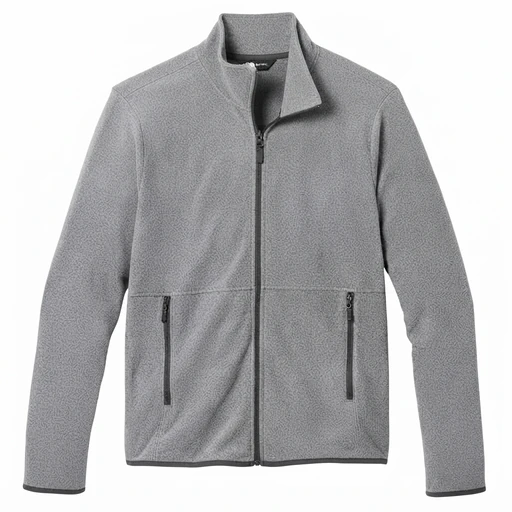 Men's Full-Zip Fleece Jacket - Grey Heather