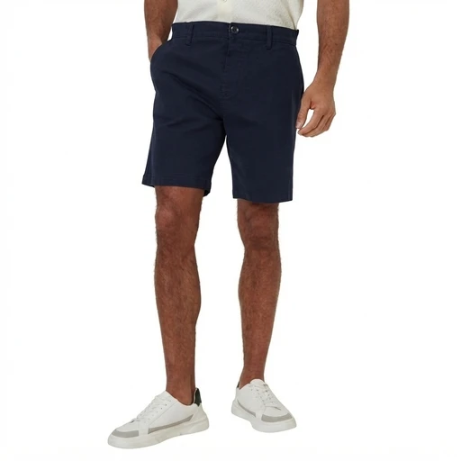 Men's Stretch Chino Short - Navy