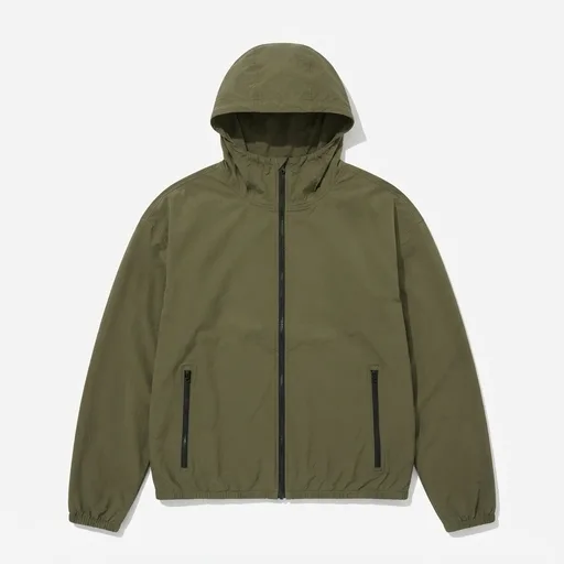 Men's Lightweight Hooded Jacket - Olive